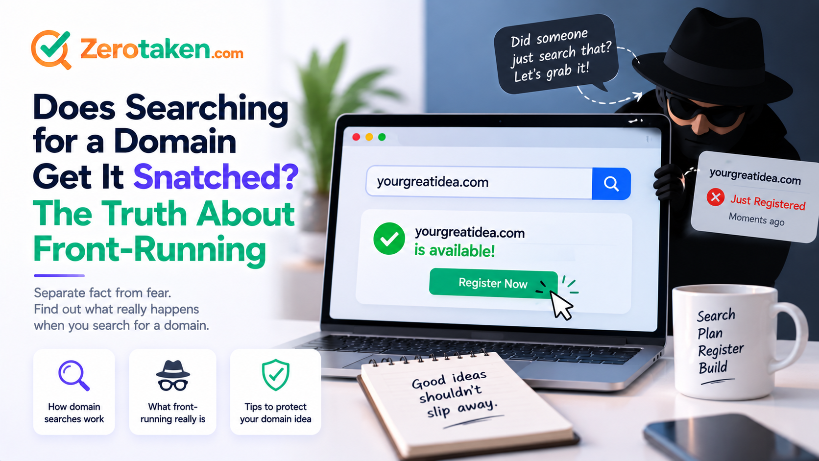 Does Searching for a Domain Get It Snatched? The Truth About Front-Running