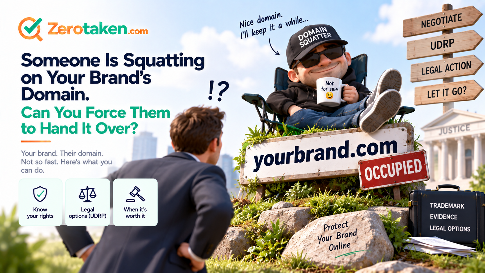 Someone Is Squatting on Your Brand's Domain. Can You Force Them to Hand It Over?