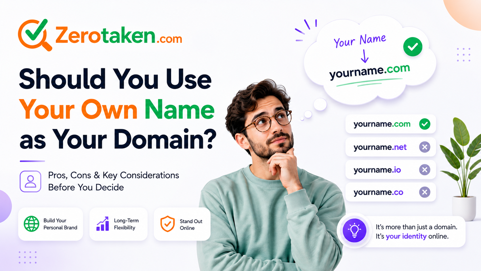 Should You Use Your Own Name as Your Domain?