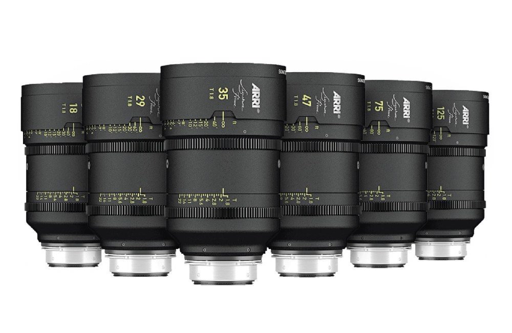 ARRI Signature Prime (18 mm, 25 mm, 35 mm, 58 mm and 75 mm) T1,8 - VV