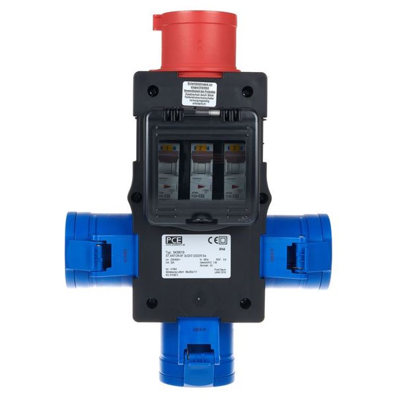 D-Box CEE 1x 32A III to 2x 32A I