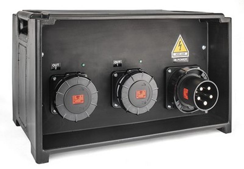 Distribution box IN: 125A III - OUT: 2x 63A III