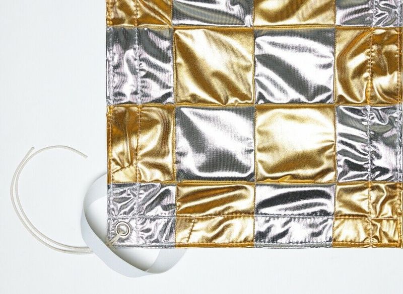 Silver/Gold Checkerboard