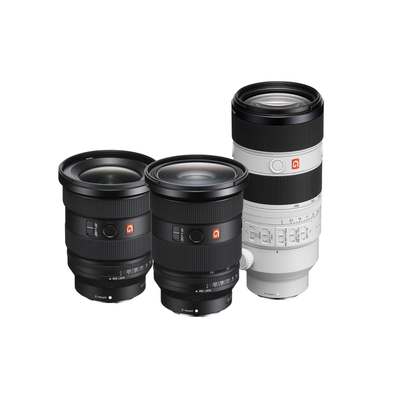 SONY GM II (16-35mm + 24-70mm + 70-200mm) T2.8 - FF