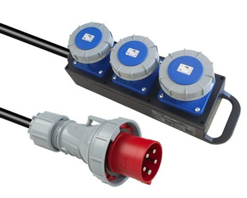 Distribuition Box 1x 63A III to 3x 63A I
