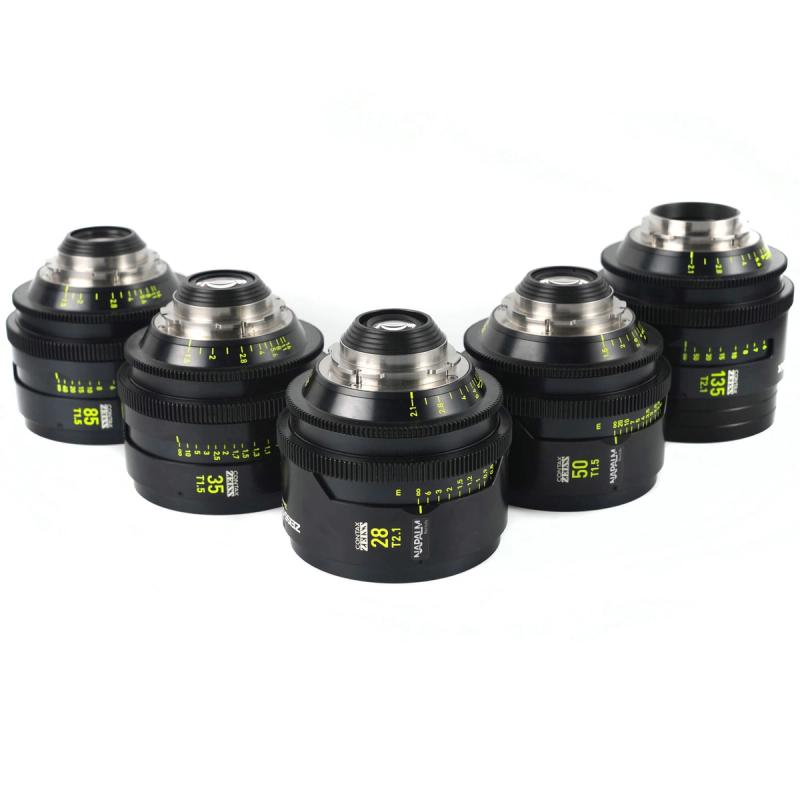 ZEISS Contax (21, 28, 35, 50, 85, 135mm) T1.5 / 2.1 -VV