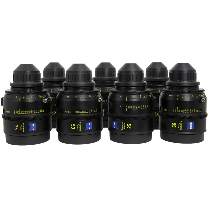 ZEISS SUPREME (25, 29, 35, 50, 85, 100mm) T1.5 - VV