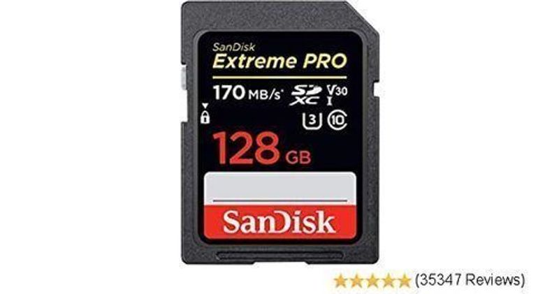 Tarjeta SD 128Gb 170MB/s Sandisk Extreme PRO