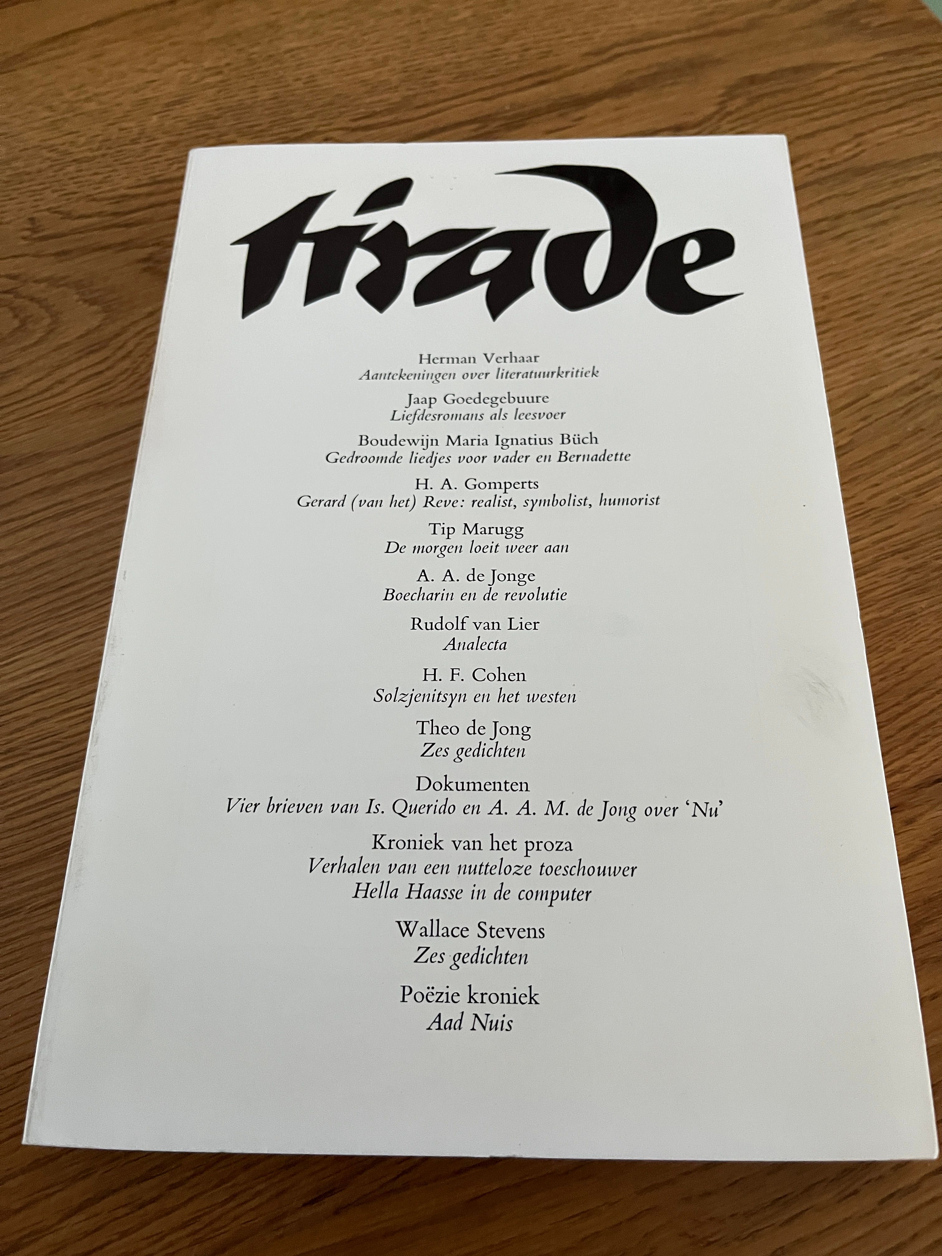 Tirade 215/216