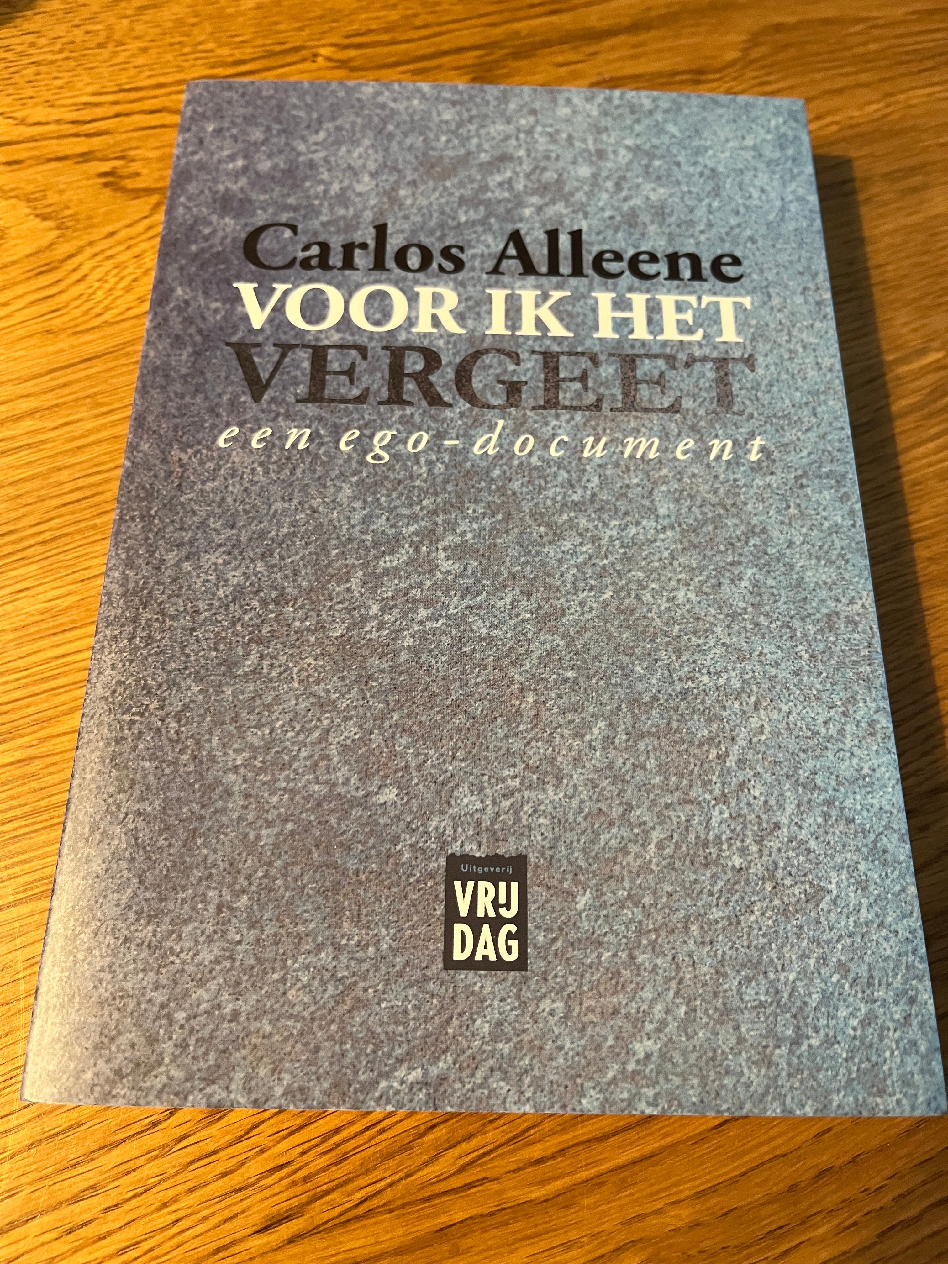 Voor ik het vergeet