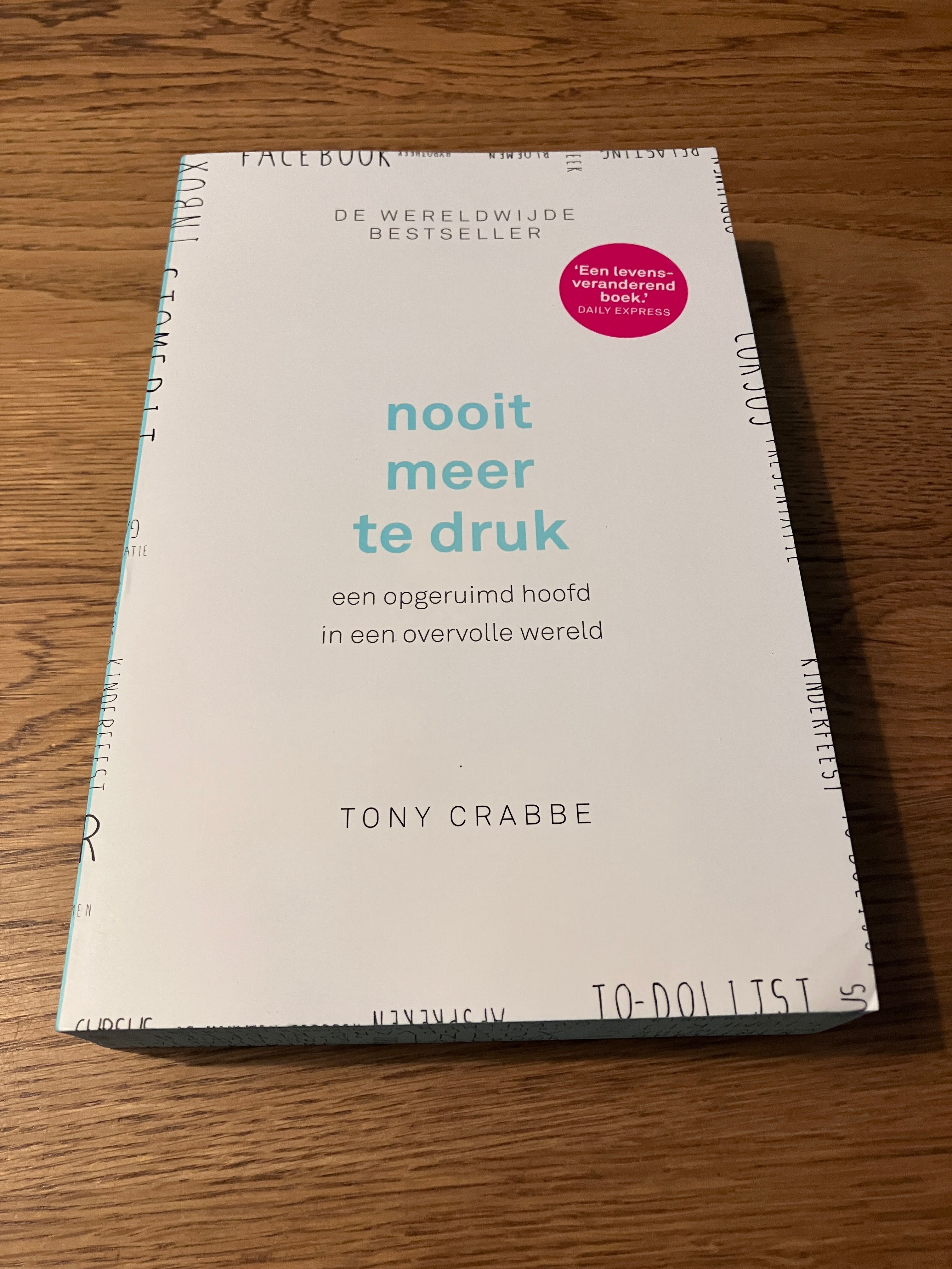 Nooit meer te druk