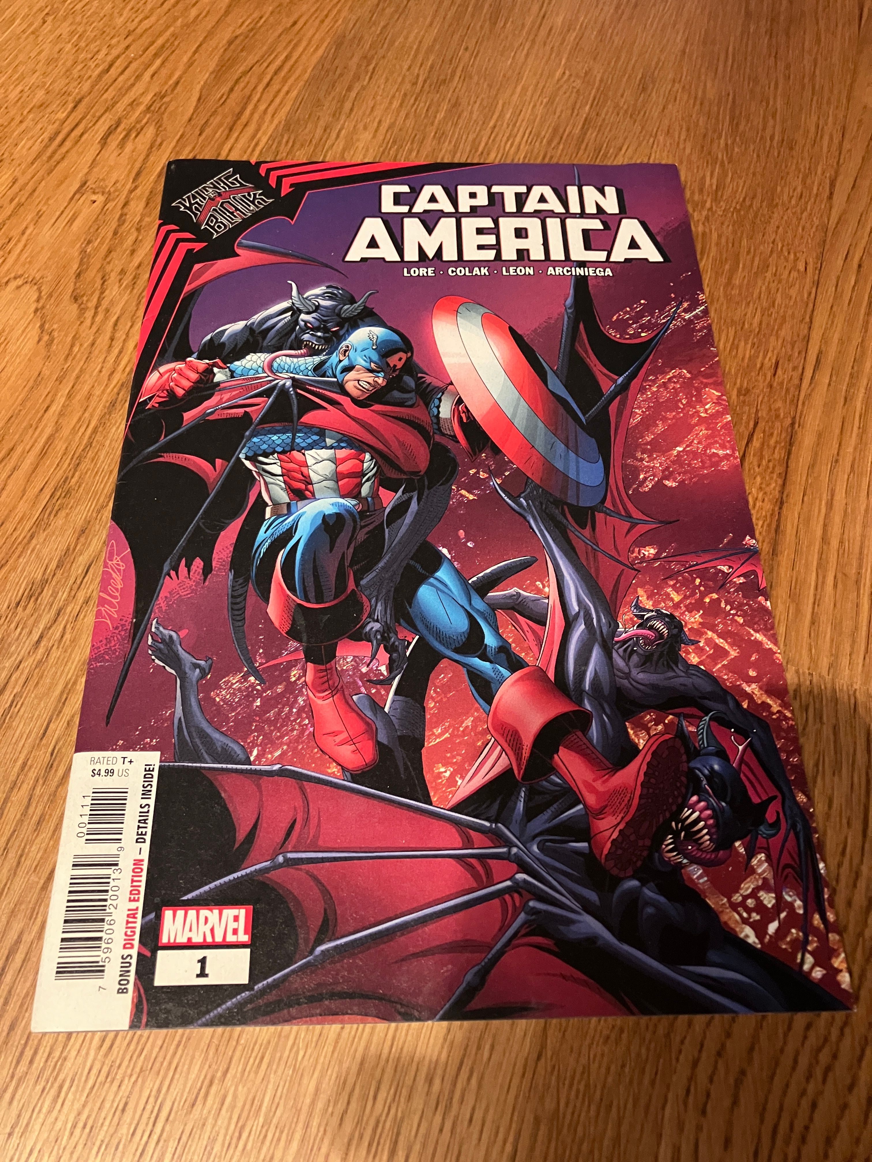 Captain America - King in Black 'Blackened Blue'