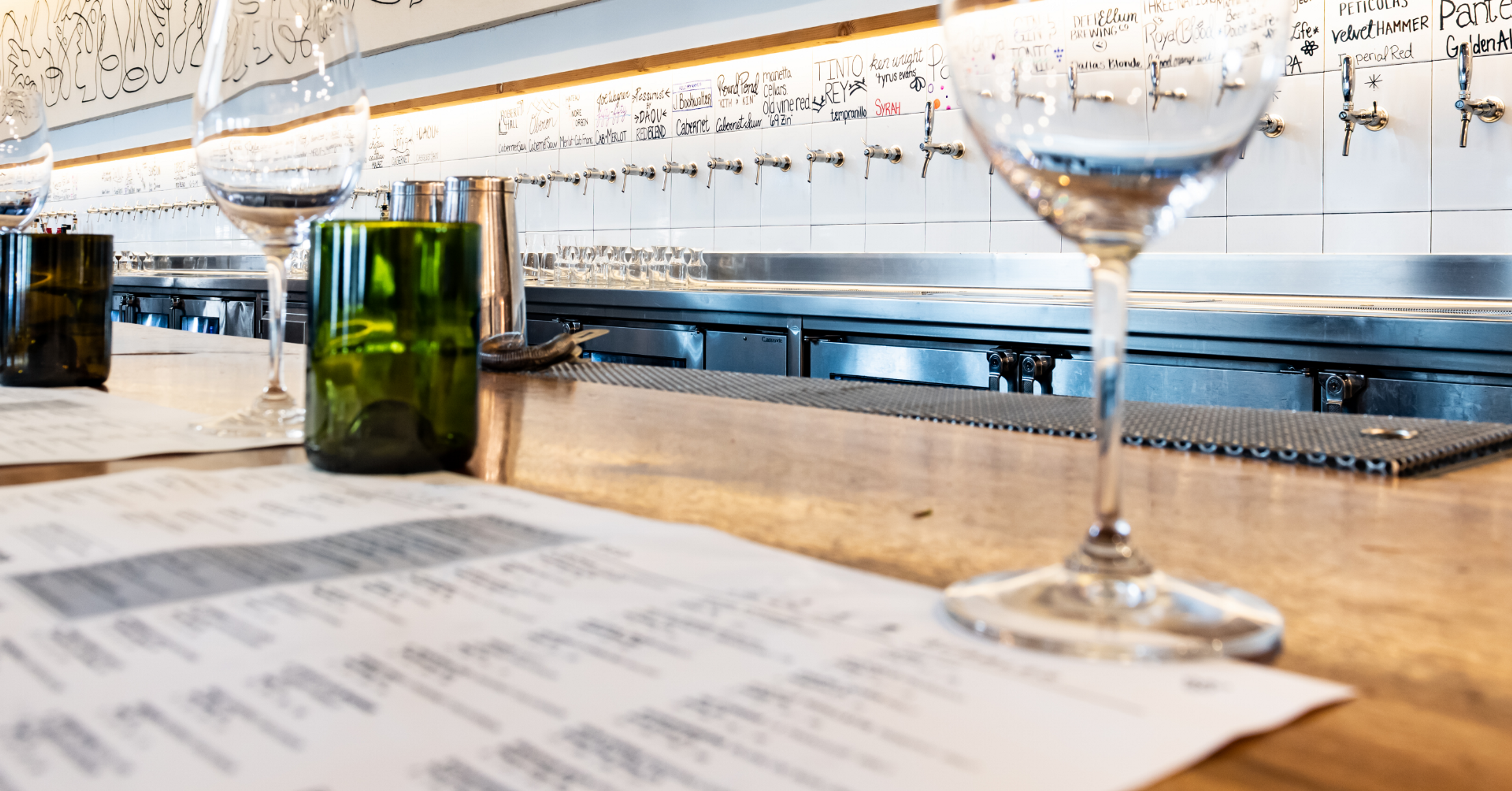 Wine on tap at Sixty Vines