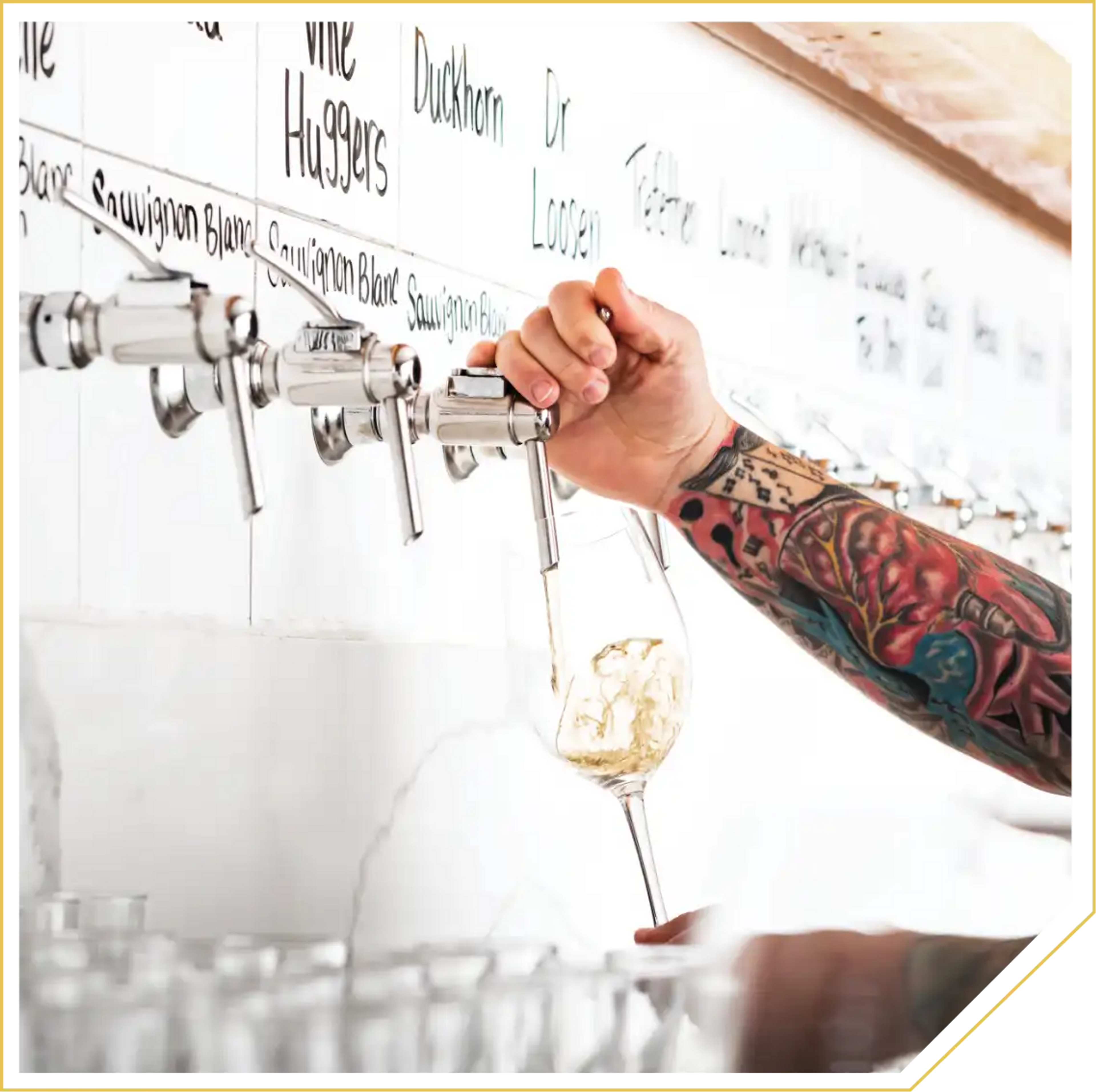 Sixty Vines Tap Wall