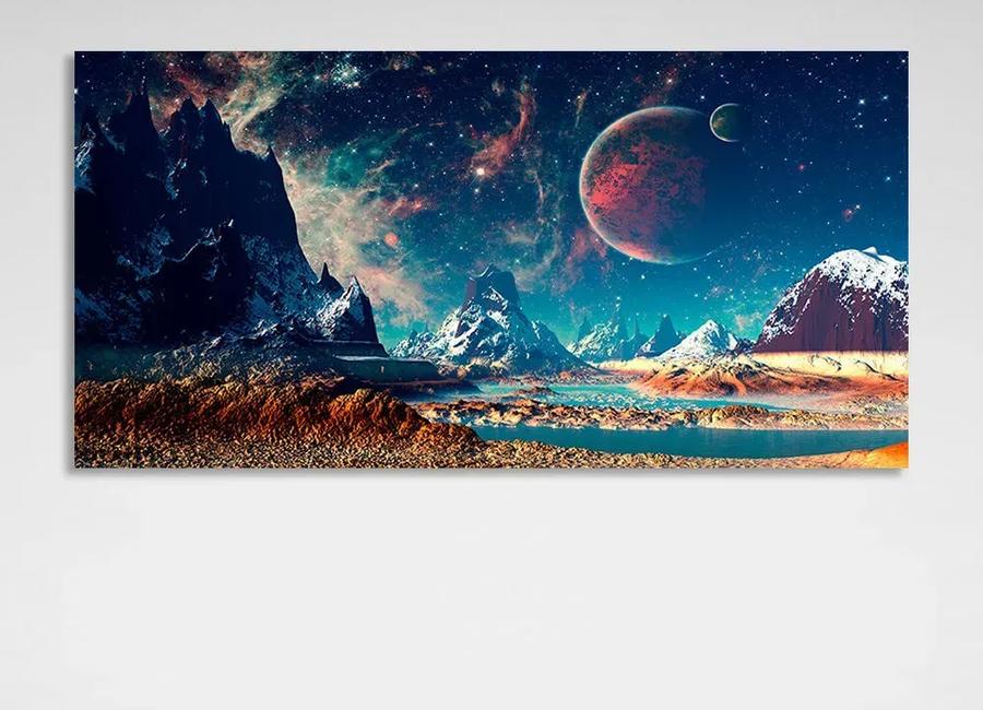 Emil Herzog Space with Planets
