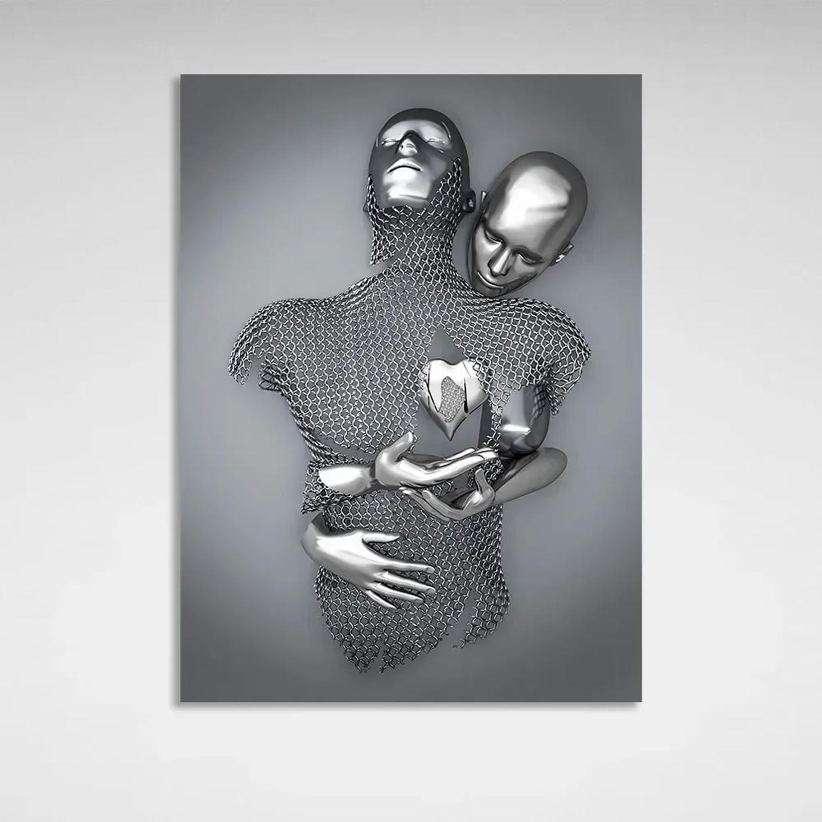 Emil Herzog Human Figures in Silver