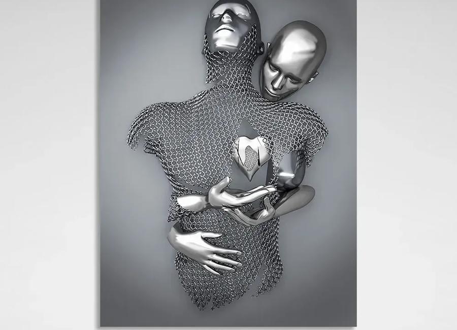 Emil Herzog Human Figures in Silver