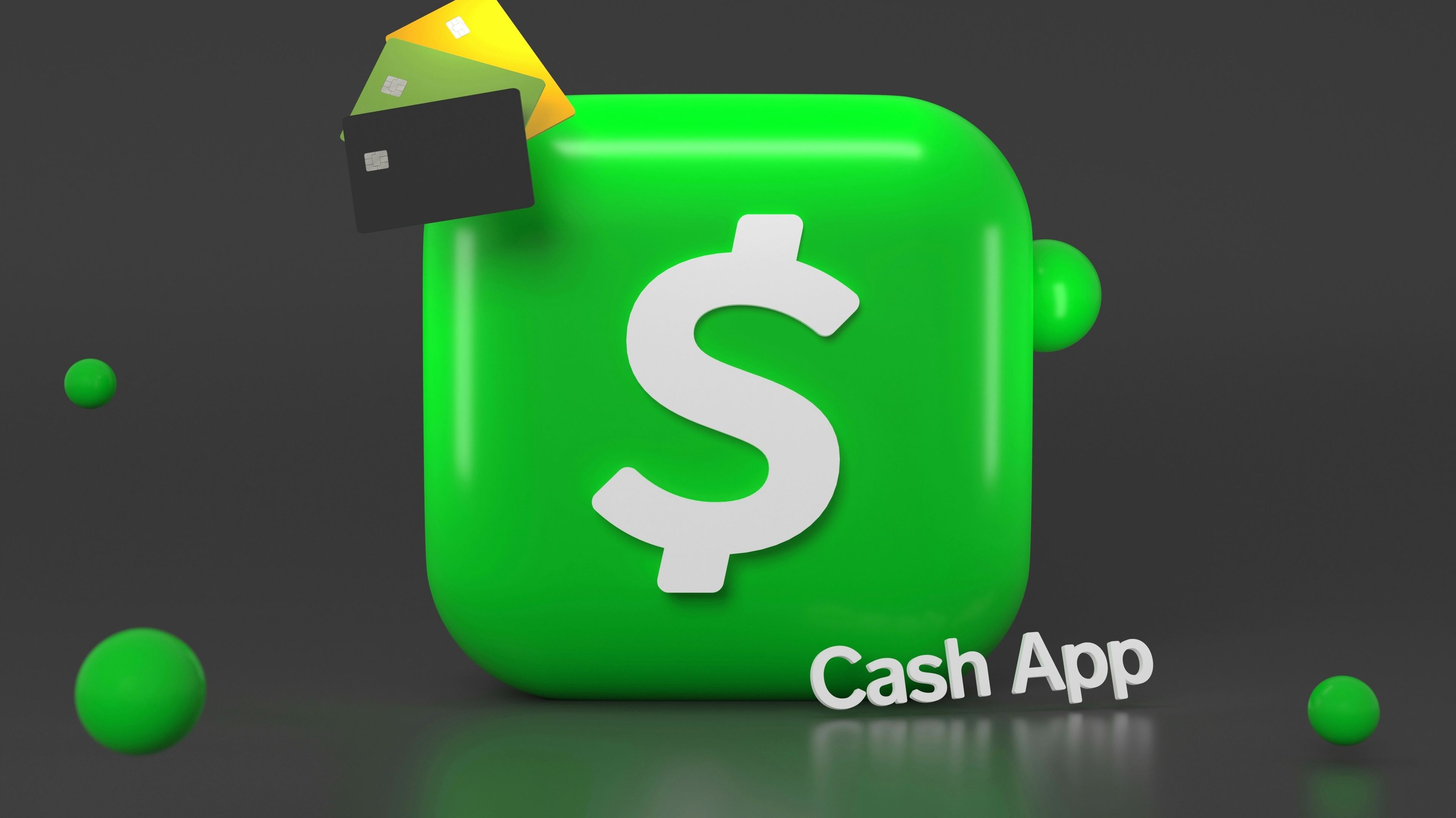 a green cash app icon with a dollar sign and credit cards .