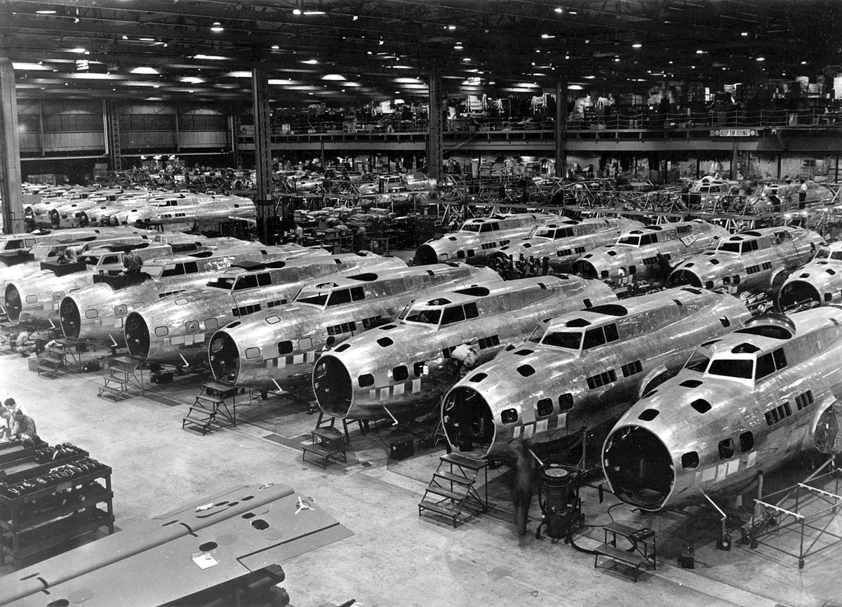 Boeing Plant, Seattle, Washington, 1943