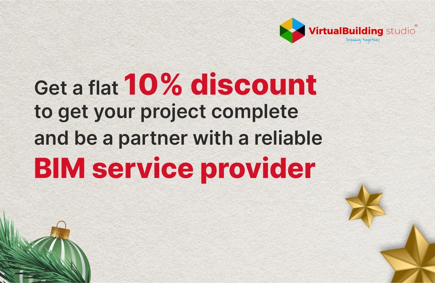 get a flat discount to get your project completed and be a partner with a reliable bim service provider