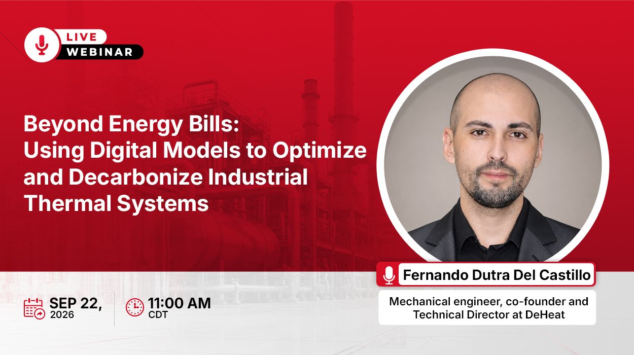 Beyond Energy Bills: Optimize & Decarbonize Thermal Systems