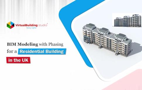 BIM Modeling with Phasing for a Residential Building in the UK