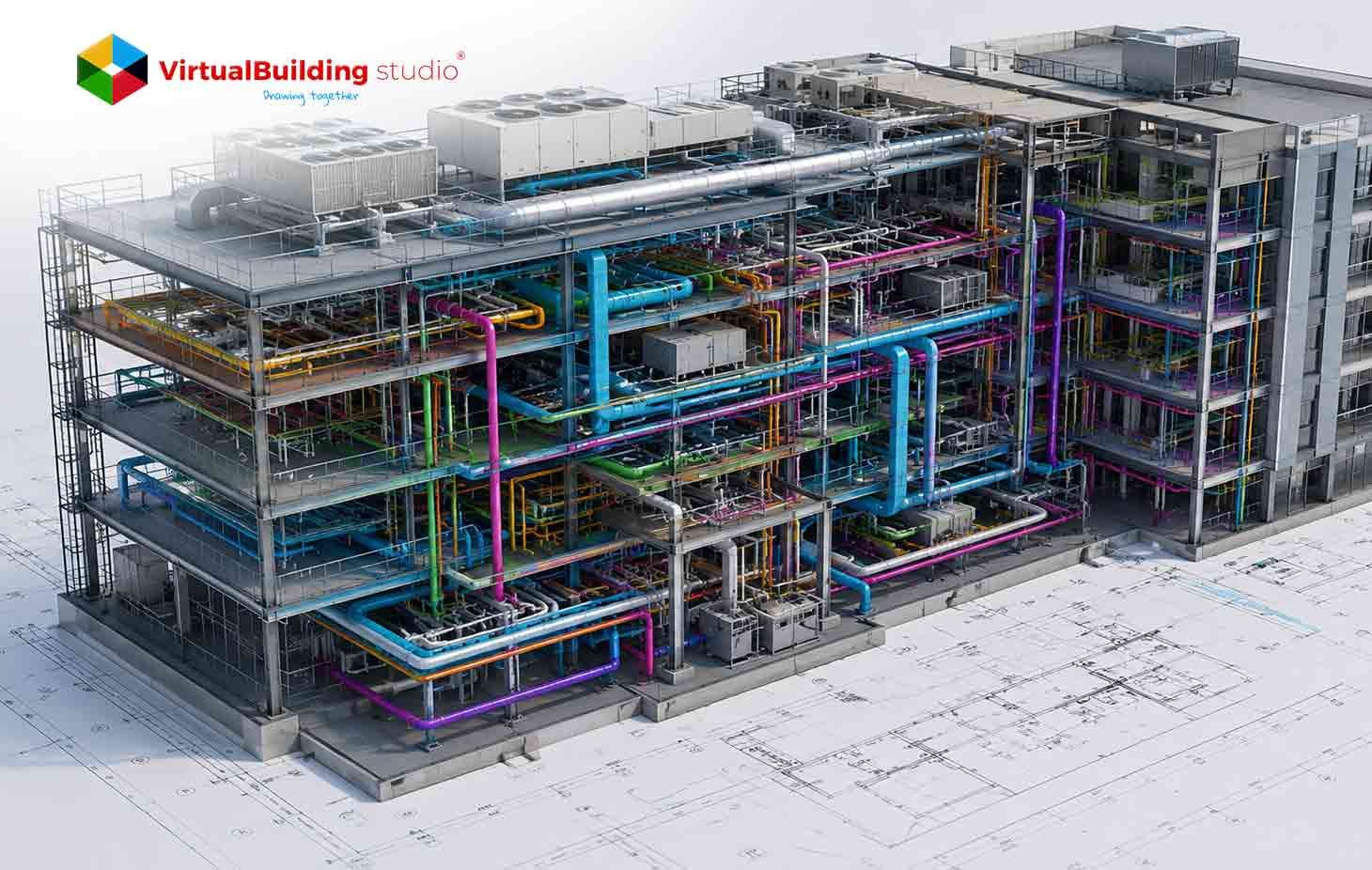 High Quality MEP BIM Model High Quality MEP BIM Model