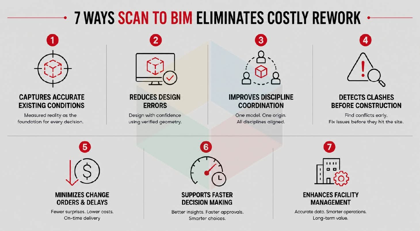 7 WAYS SCAN TO BIM ELIMINATES COSTLY REWORK