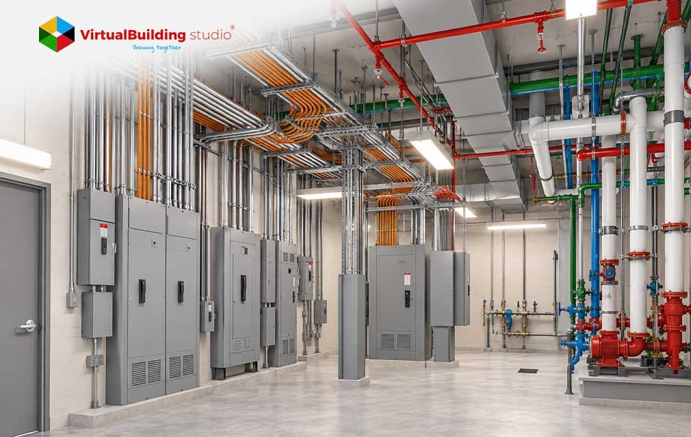 electric room in bim electric room in bim