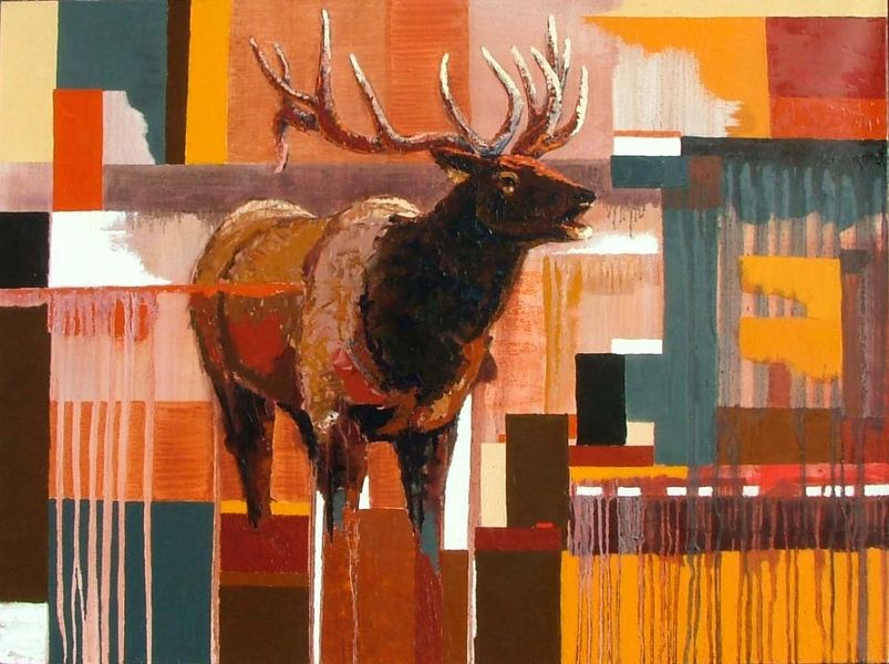 Elk with Yellow