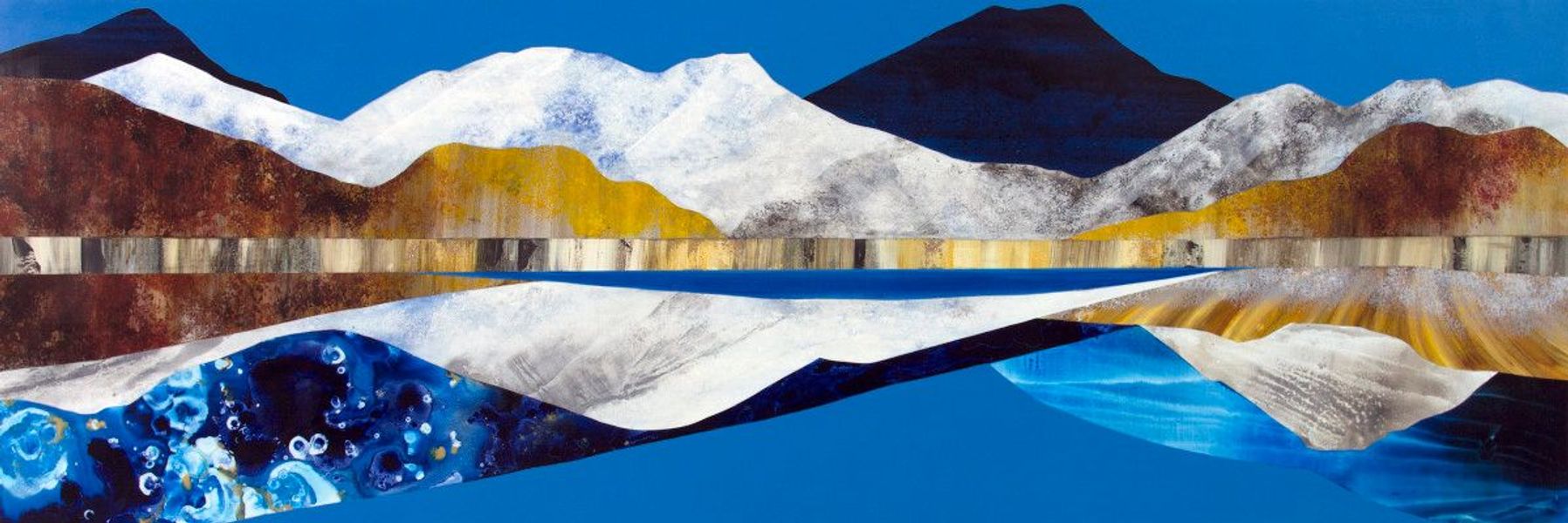 Winter Mountain, Bluebird Sky