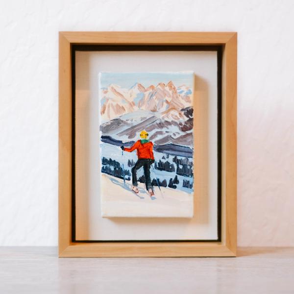 Skier Miniature Two