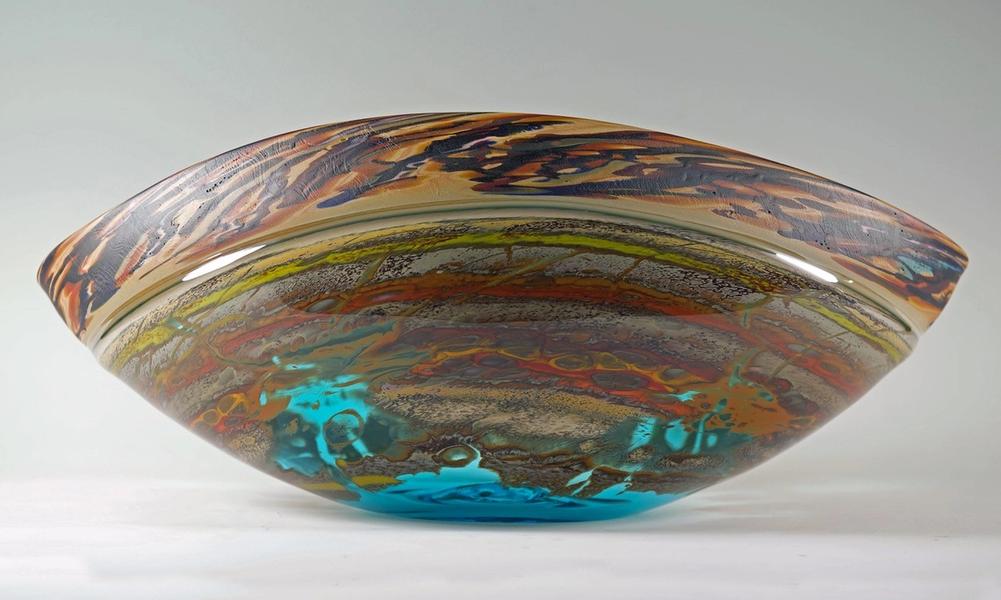 Canyon Walls Vessel Turquoise