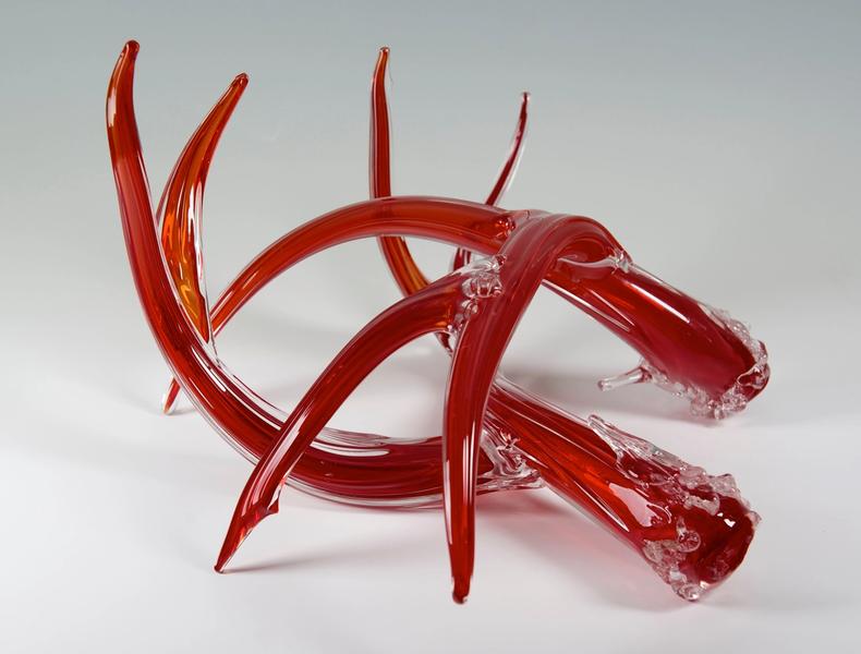 Glass Antlers, Red