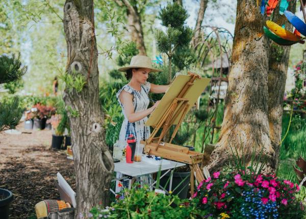 Plein Air Paint Out at Park City Gardens