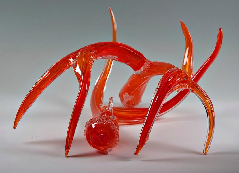 Glass Antlers, Orange