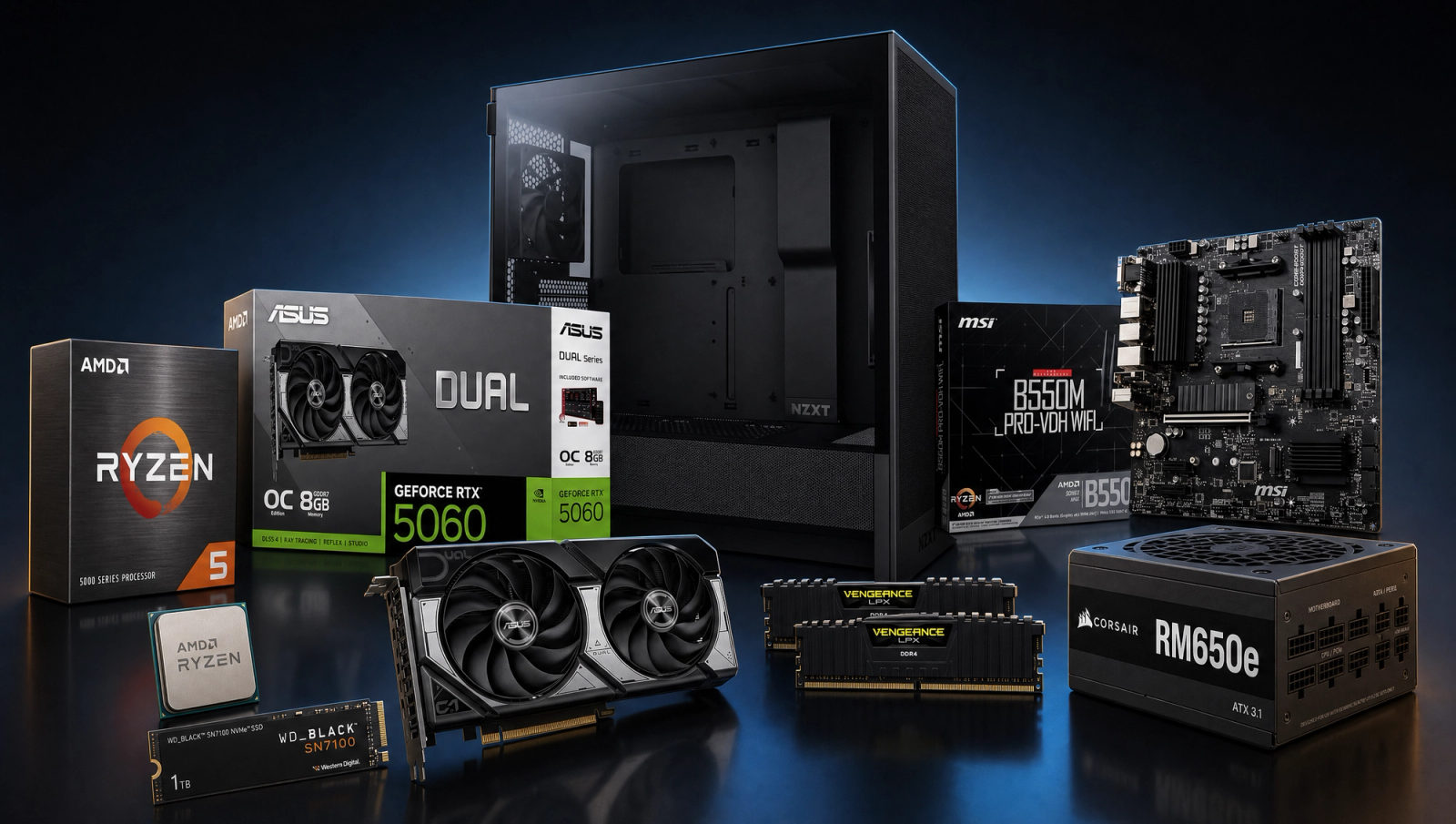 Best $700 1080p 60fps Gaming PC Build for 2026