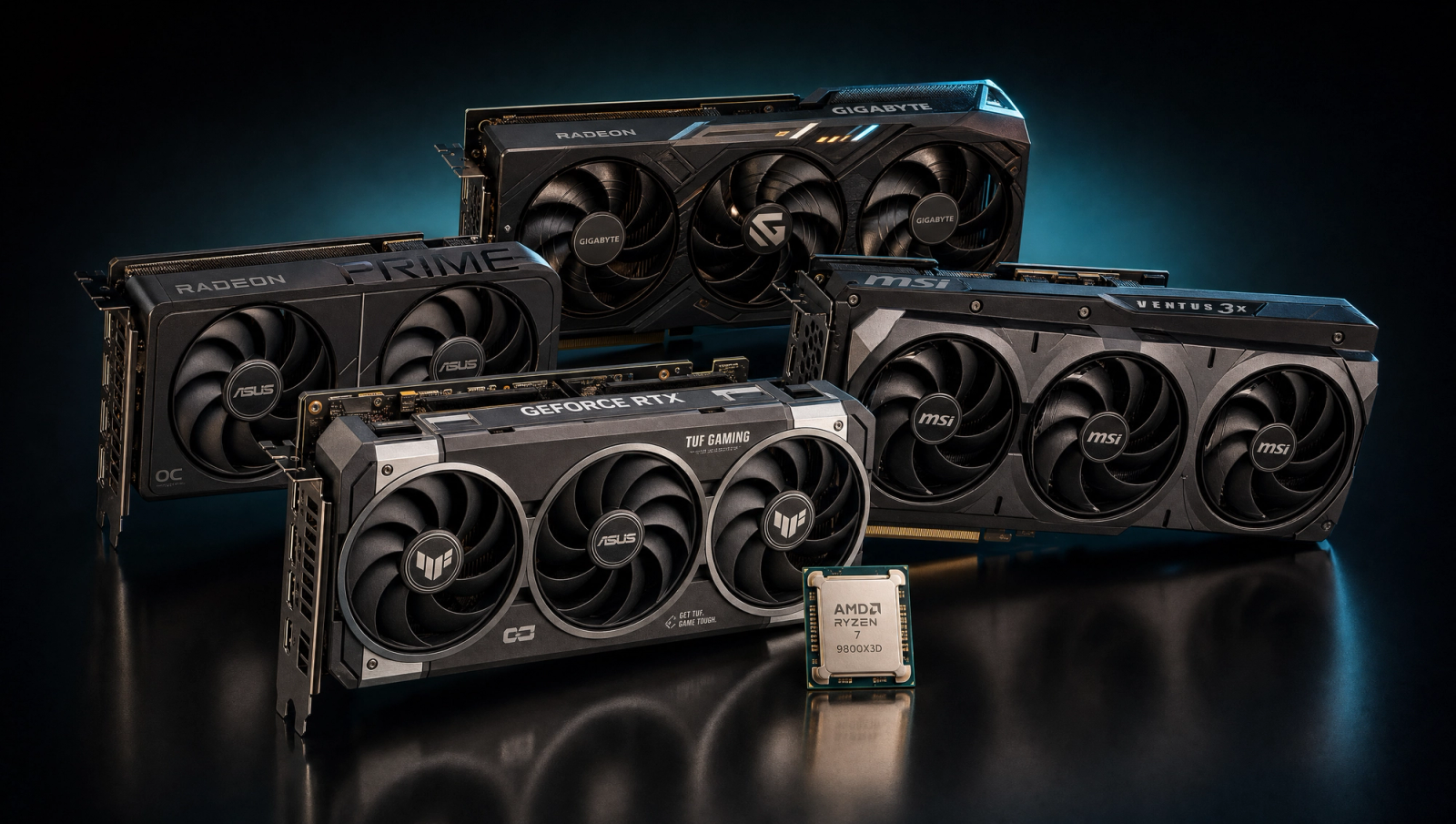 Best GPUs for 9800X3D
