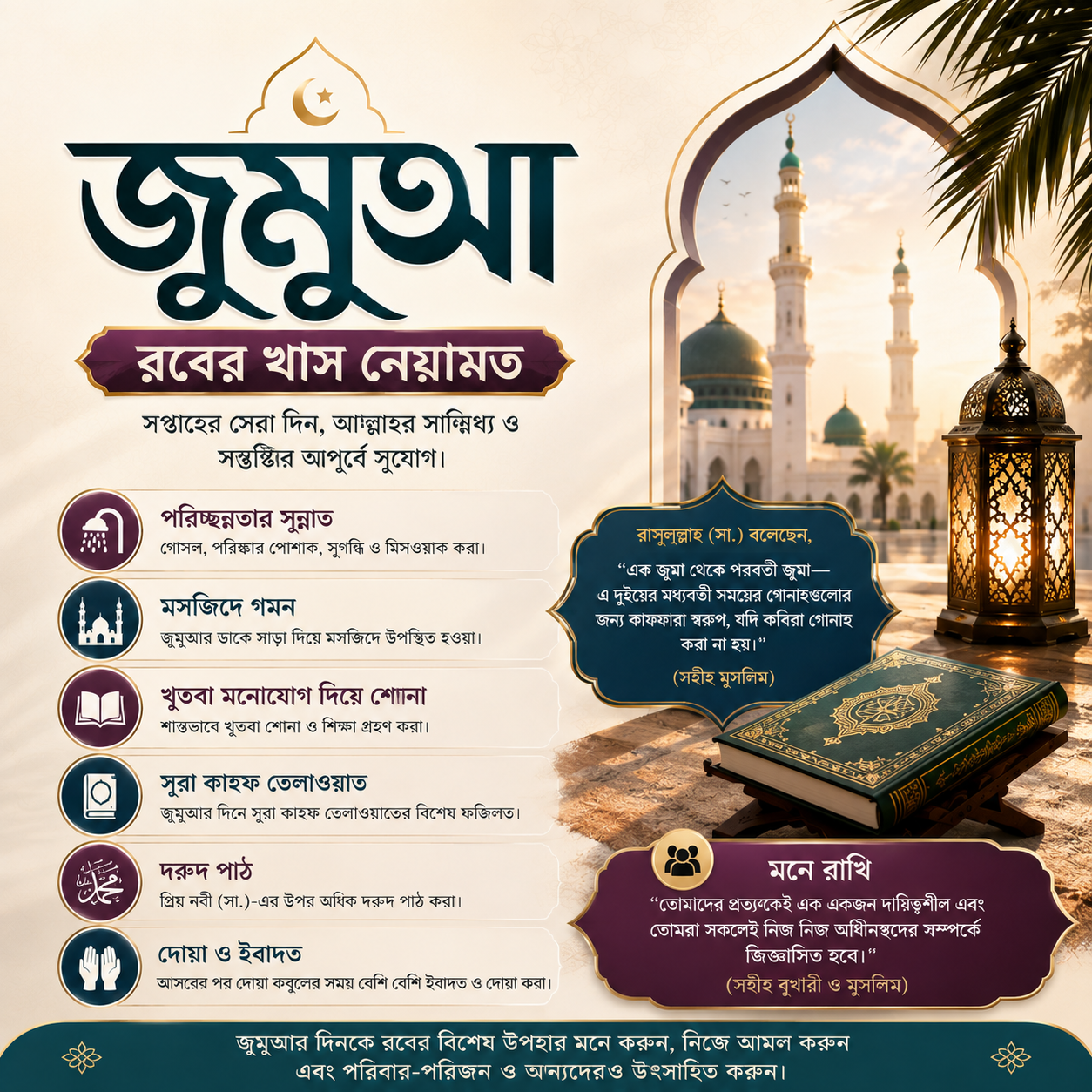 জুমুআর আমল 