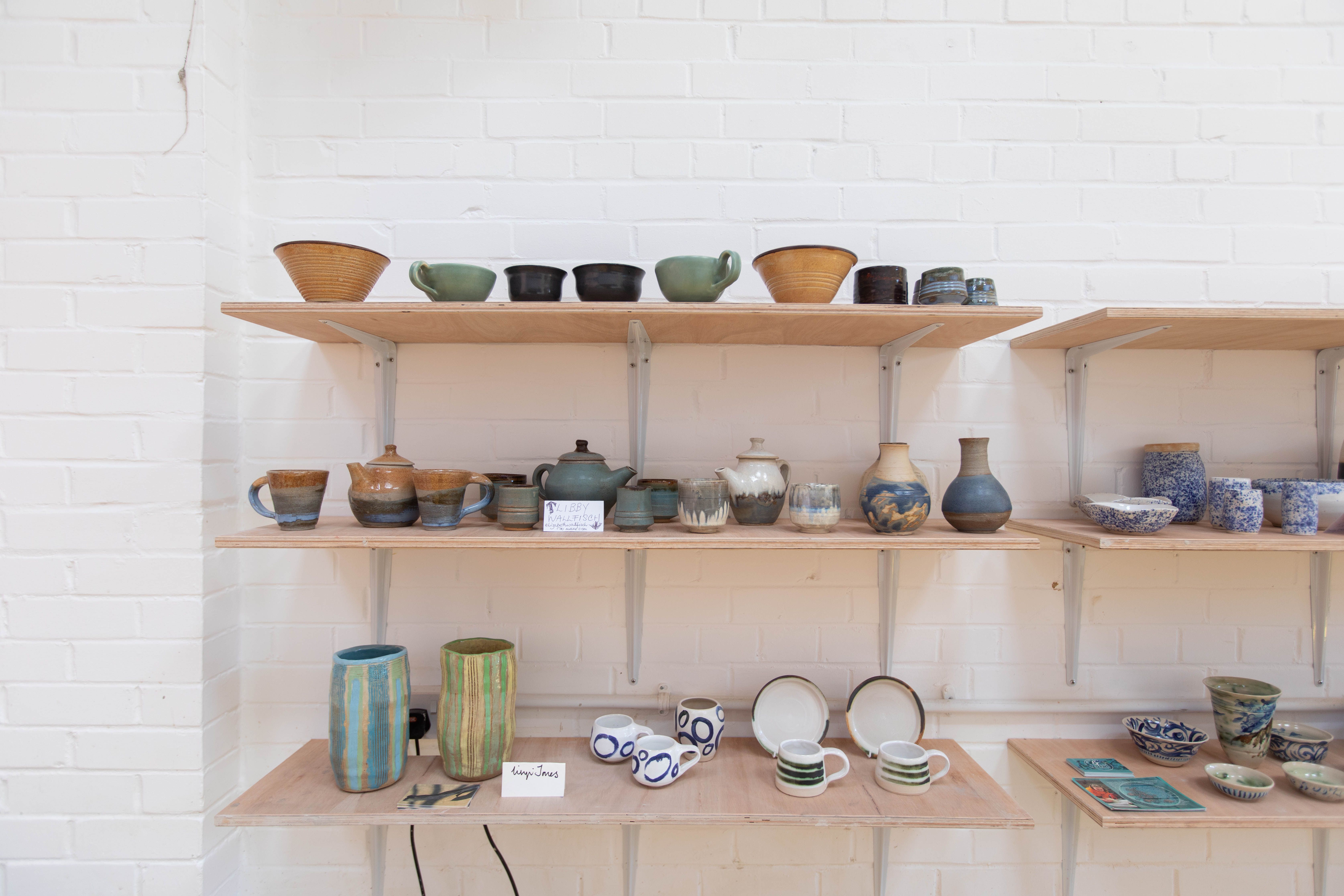Image of ceramics outside of Common Clays studio