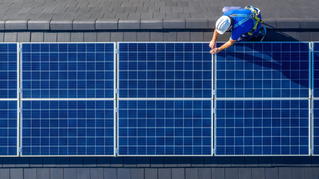 Montering av solcelleanlegg