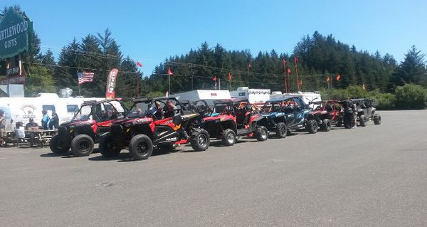 RV Parking next to the Dunes