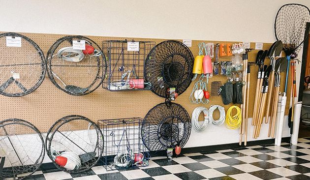 Monkey Business rents and sells gear, bait and tackle.