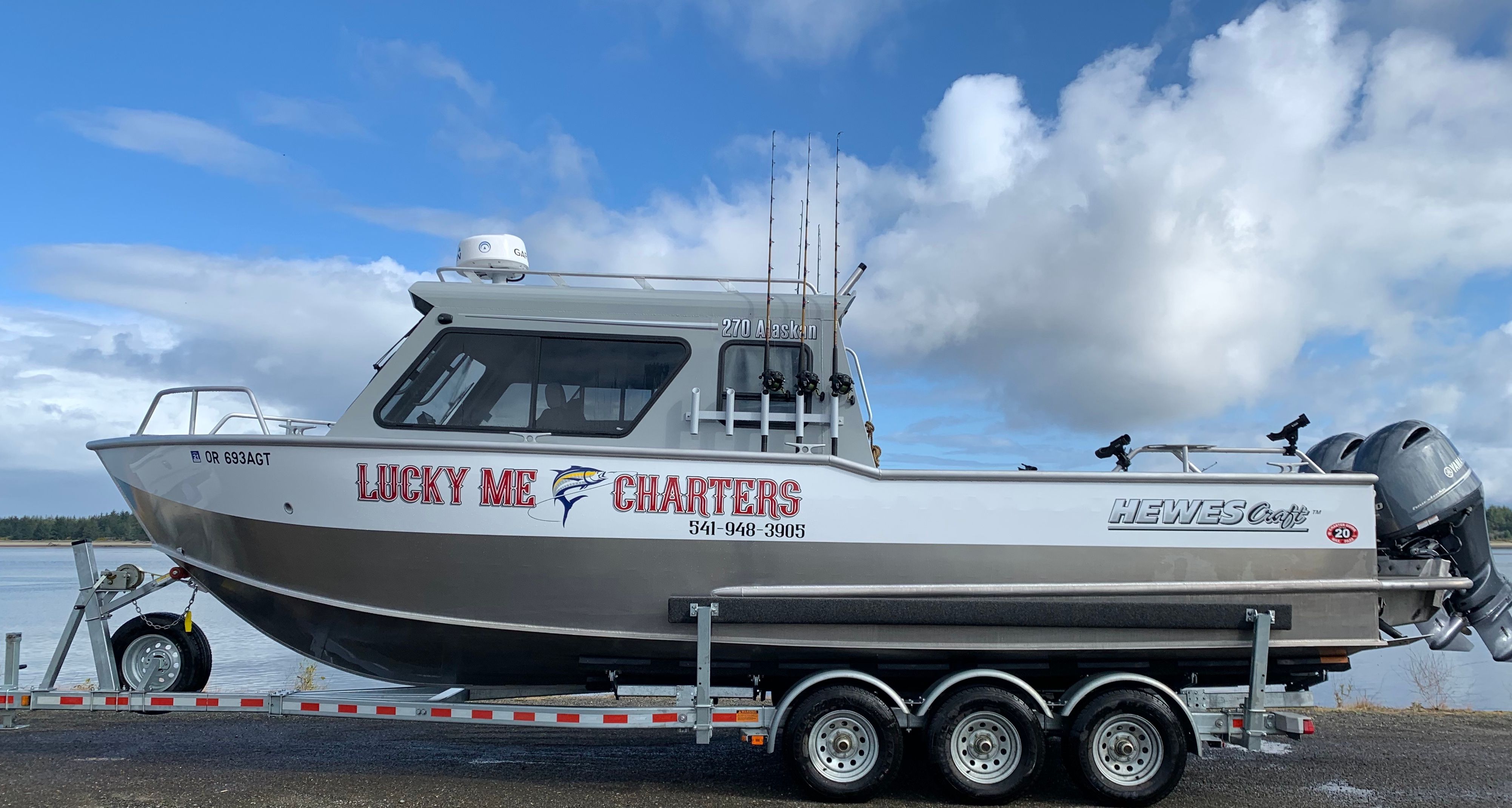Take a fishing charter with Lucky Me Charters