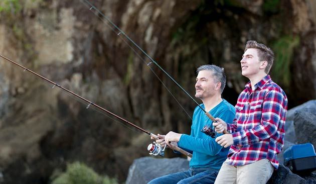 Bites on Tackle Father and Son Fishing