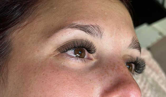 Lash extensions are one service at Honeysuckle Spa
