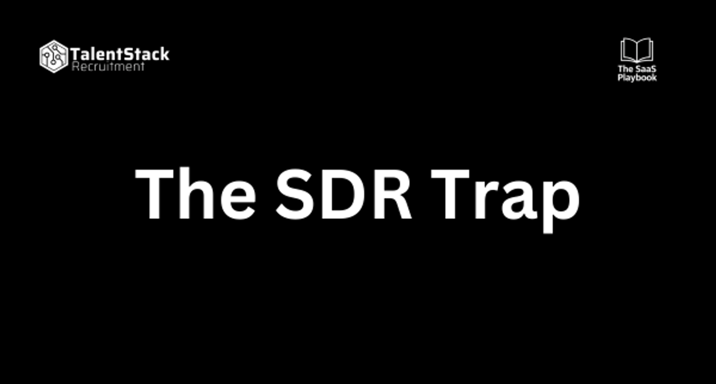 Three Years as an SDR Is Not Experience. It Is a Ceiling.