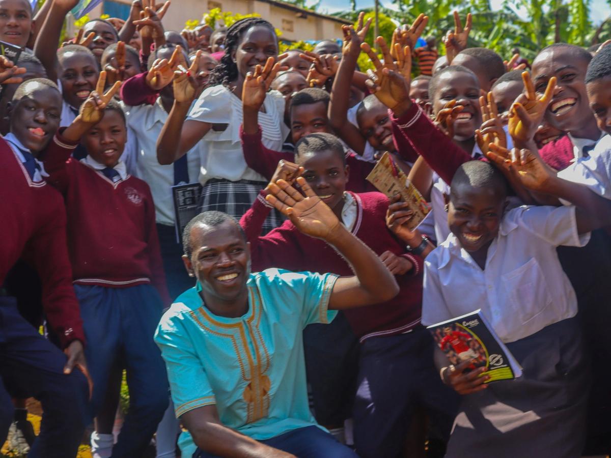 Learners and facilitators during a JMERC-supported school visit.