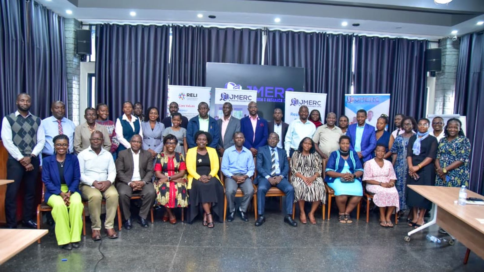 Stakeholders gathered during the RSEL programme launch in Kampala.