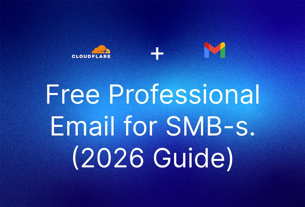 Free Professional Email for SMB-s. (2026 Guide)